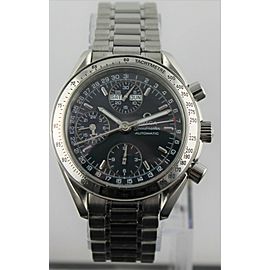 Omega Speedmaster Automatic Chronograph Triple Date Blue Watch