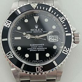 Mens Rolex Submariner Date Automatic All Original w Pouch