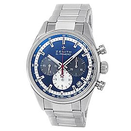 Zenith Chronomaster Stainless Steel Blue Men's Watch