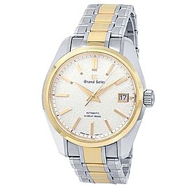 Grand Seiko Heritage Stainless Steel 18k Yellow Gold Silver Men's Watch