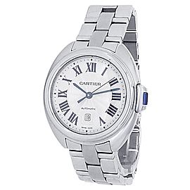 Cartier Cle de Cartier Stainless Steel Automatic Silver Ladies Watch