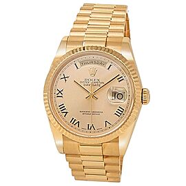 Rolex Day-Date 18k Yellow Gold President Automatic Champagne Men's Watch