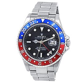 Rolex GMT-Master II Pepsi Stainless Steel Oyster Auto Black Men's Watch