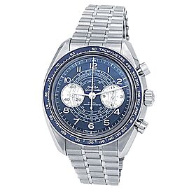 Omega Speedmaster Stainless Steel Blue Men's Watch