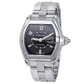 Cartier Roadster Stainless Steel Automatic Black Men's Watch