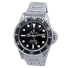 Rolex Sea-Dweller Great White Stainless Steel Oyster Auto Black Men's Watch