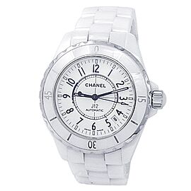 Chanel J12 White Ceramic 38mm Automatic White Watch