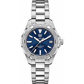 TAG HEUER LADIES AQUARACER WBD1312.BA0740 SWISS QUARTZ BLUE LUXURY WATCH