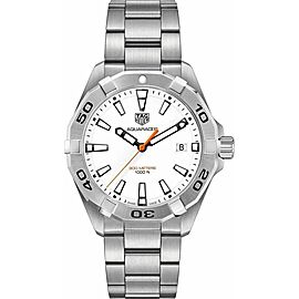 TAG HEUER MENS AQUARACER WBD1111.BA0928 SWISS QUARTZ MENS LUXURY WHITE WATCH