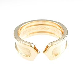 Cartier 18K Yellow Gold C2 Small Ring LXGYMK-694