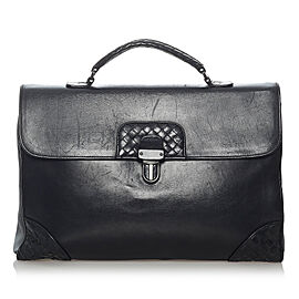 Bottega Veneta Intrecciato Leather Briefcase