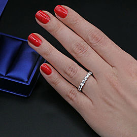 14k White Gold Eternity Band featured with 21 Round Cut Diamonds 2.17ct TCW