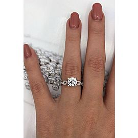 Precious 18k White Gold Engagement Ring with 1.20ct. Diamonds