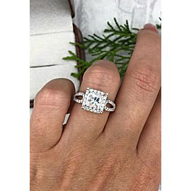 Great 18k White Gold Engagement Ring with 1.94ct. Diamonds