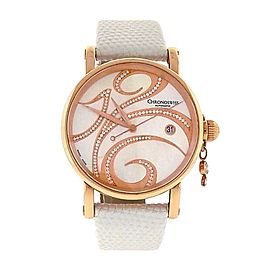 Chronoswiss Swing 18K Rose Gold MOP DIA Dial Automatic Ladies Watch