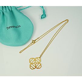 Tiffany & Co. Paloma Picasso Zellige 18K Necklace Pendant 16 Inches