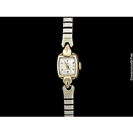 1955 Omega Vintage Ladies Gold Plated Watch - OWNED & WORN BY LORETTA YOUNG