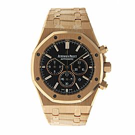 Audemars Piguet Royal Oak 18K Rose Gold Chronograph Men's Watch 41mm