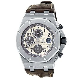 Audemars Piguet Royal Oak Offshore Steel Auto Ivory Watch