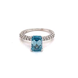 Natural Zircon Diamond Ring 14k Gold 6 Size 2.96 TCW Certified $3,950 110730