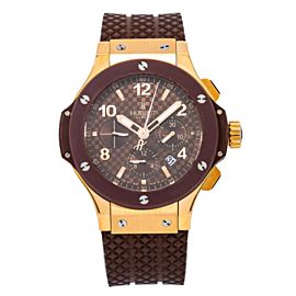 HUBLOT BIG BANG ROSE GOLD 301.PC.3380.RC 44MM CERAMIC DIAL WITH RUBBER BRACELET