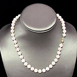 Akoya Pearl Necklace 14k Yellow Gold 8 mm 17" Certified $3,950 111842