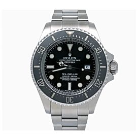 ROLEX SEA-DWELLER DEEPSEA 116660 44MM BLACK DIAL WITH STAINLESS STEEL BRACELET