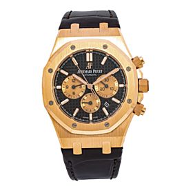 AUDEMARS PIGUET ROYAL OAK CHRONOGRAPH ROSE GOLD BROWN DIAL 26331OR.OO.D821CR.01