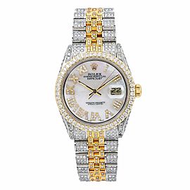 ROLEX DATEJUST WHITE MEN'S WATCH - 1601