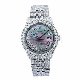 ROLEX DATEJUST MOTHER OF PEARL MEN'S WATCH - 1603