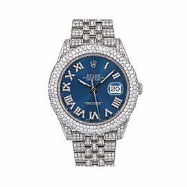 ROLEX DATEJUST BLUE MEN'S WATCH - 126300