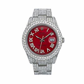 ROLEX DATEJUST II RED MEN'S WATCH - 116300