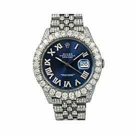 ROLEX DATEJUST BLUE MEN'S WATCH - 126300