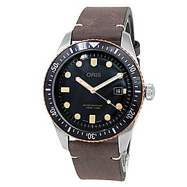 Oris Divers Sixty-Five Stainless Steel Auto Black Men's Watch 01 733 7720 4354