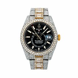 ROLEX SKY-DWELLER BLACK MEN'S WATCH - 326933