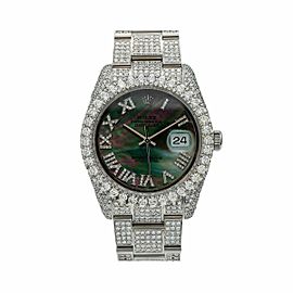 ROLEX DATEJUST MOTHER OF PEARL MEN'S WATCH - 116234