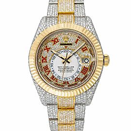 ROLEX SKY-DWELLER WHITE MEN'S WATCH - 326933