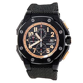 Audemars Piguet Royal Oak Offshore Ceramic Black Mens Watch 26378IO.OO.A001KE.01