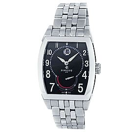 Perrelet Power Reserve Stainless Steel Automatic Black Men's Watch A1017