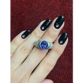 14k White Gold Tanzanite Fashion Ring with 5.00ct TDW 172517