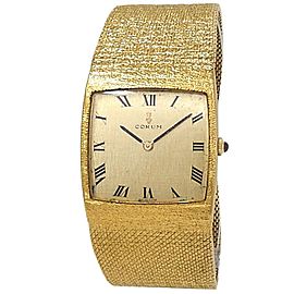 Corum Vintage Spartacus 18k Yellow Gold Manual Champagne Men's Watch