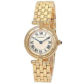 Cartier Panthere Vendome 18k Yellow Gold Quartz Silver Ladies Watch