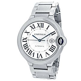 Cartier Ballon Bleu Stainless Steel Automatic Silver Men's Watch