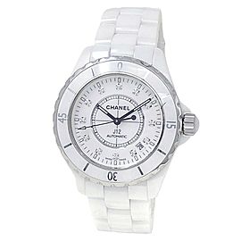 Chanel J12 White Ceramic Automatic White Ladies Watch