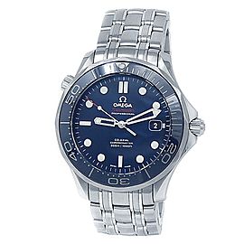 Omega Seamaster Stainless Steel Automatic Blue Men's Watch