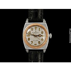 1945 ROLEX VICEROY IMPERIAL Vintage Ref. 3359 Mens SS & 18K Rose Gold Watch