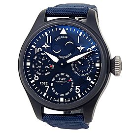 IWC Big Pilot's Perpetual Calendar Ceramic Fabric Black Men's Watch