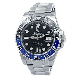 Rolex GMT-Master II Batman Stainless Steel Oyster Black Men's Watch