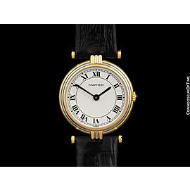 CARTIER VENDOME TRINITY Ladies Solid 18K Gold Watch