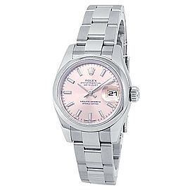 Rolex Datejust Stainless Steel Oyster Automatic Pink Ladies Watch